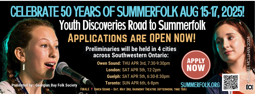 Event image Summerfolk Youth Discoveries Series Applications are OPEN NOW